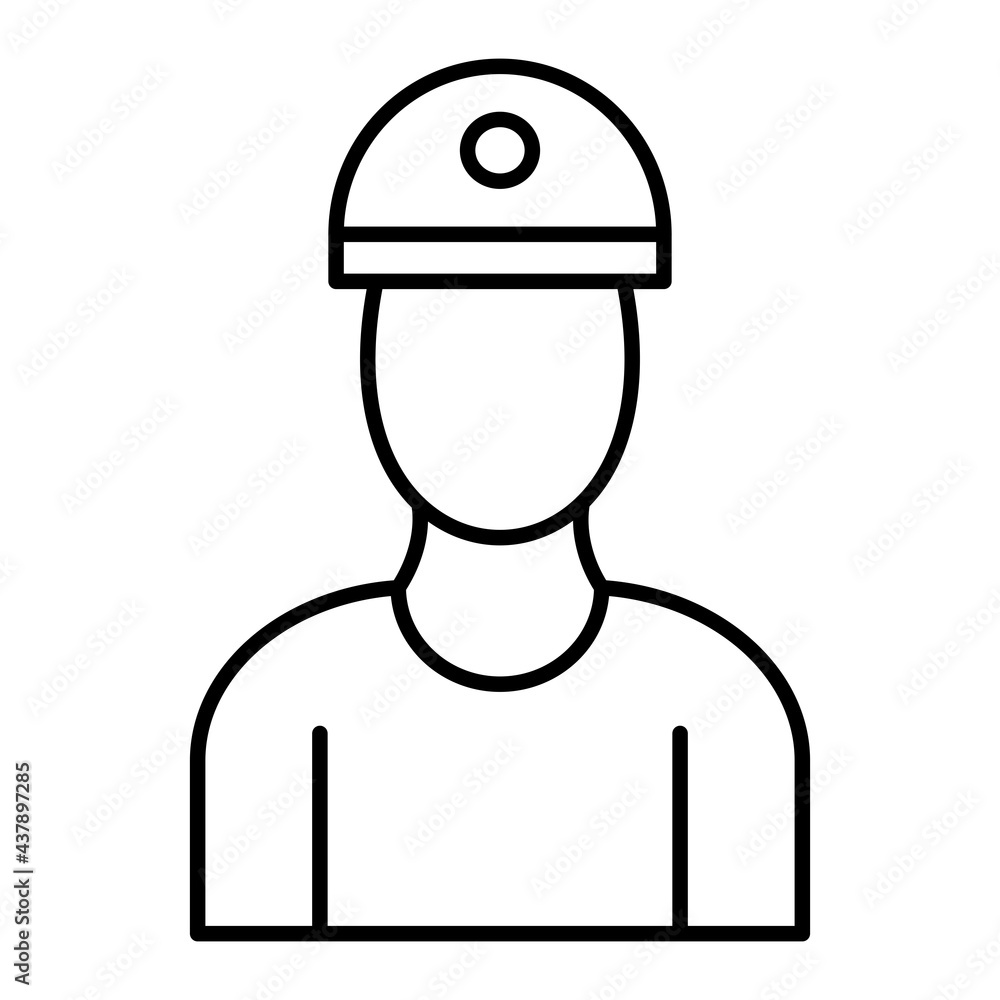 Vector Person Outline Icon Design Vector Person Outline Icon Design