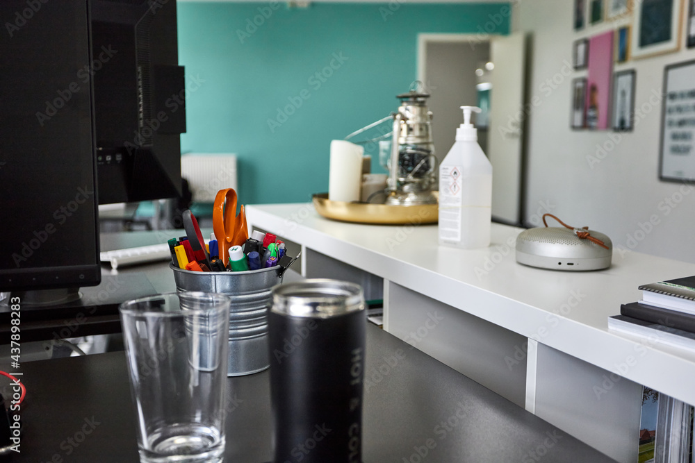 Naklejka premium photo of a professional office workspace in denmark