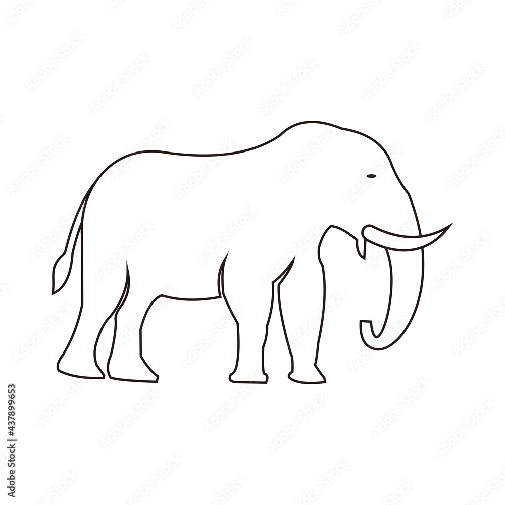 Elephant icon vector illustration design Elephant icon vector illustration design