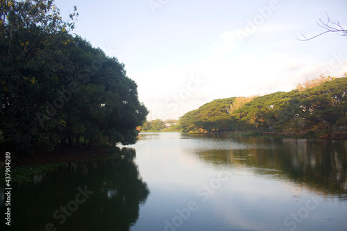 Lake view in the evening