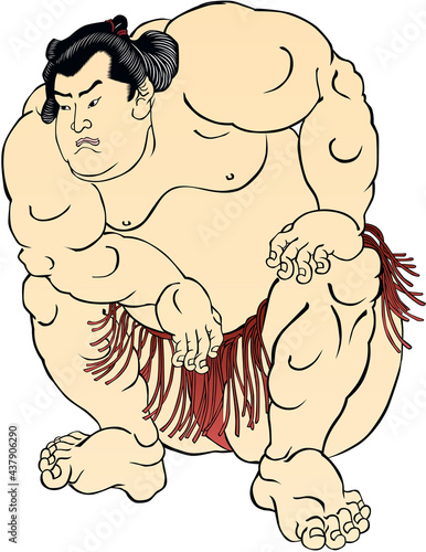 浮世絵　相撲取り　その33
