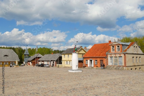 houses in the village, Rumsiskes, Lithuania