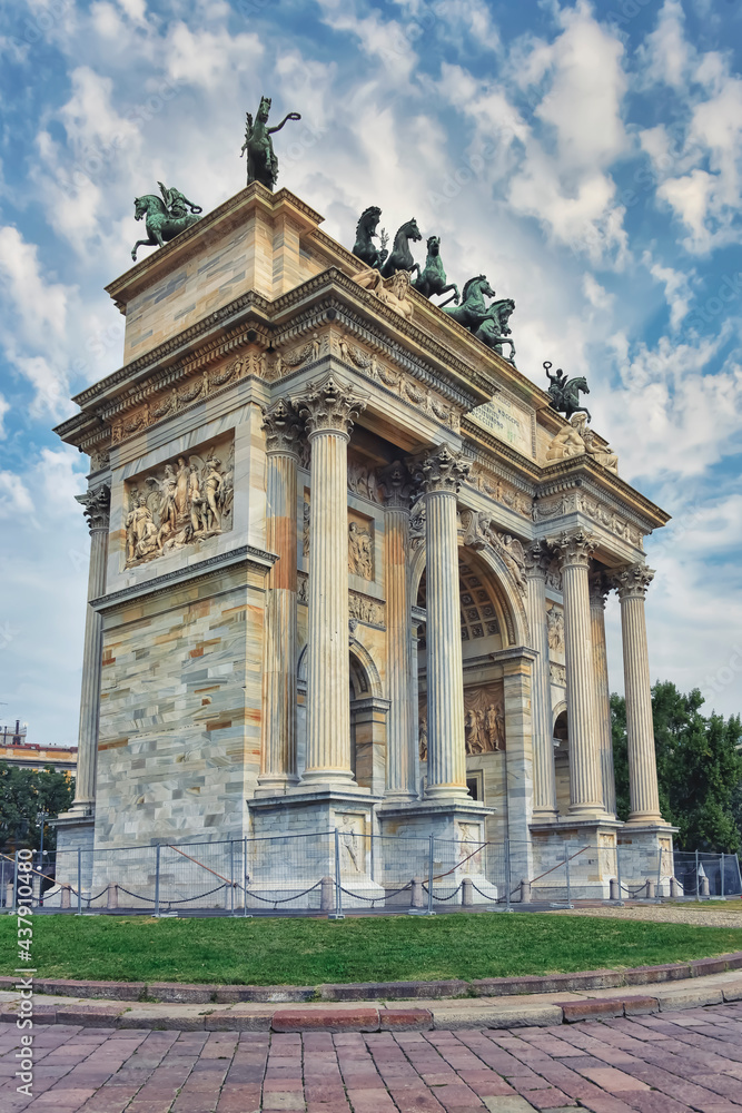 Arco Della Pace in Milan, Italy