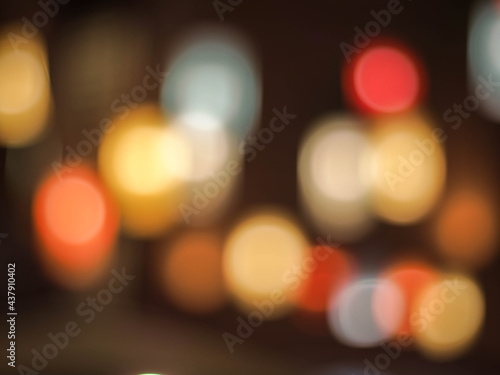 Colorful blur bokeh background. christmas background