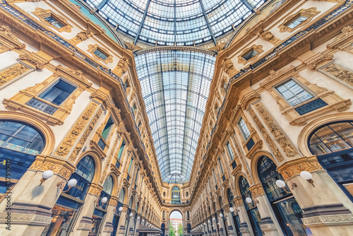 The Galleria Vittorio Emanuele II in Milan, Italy photo