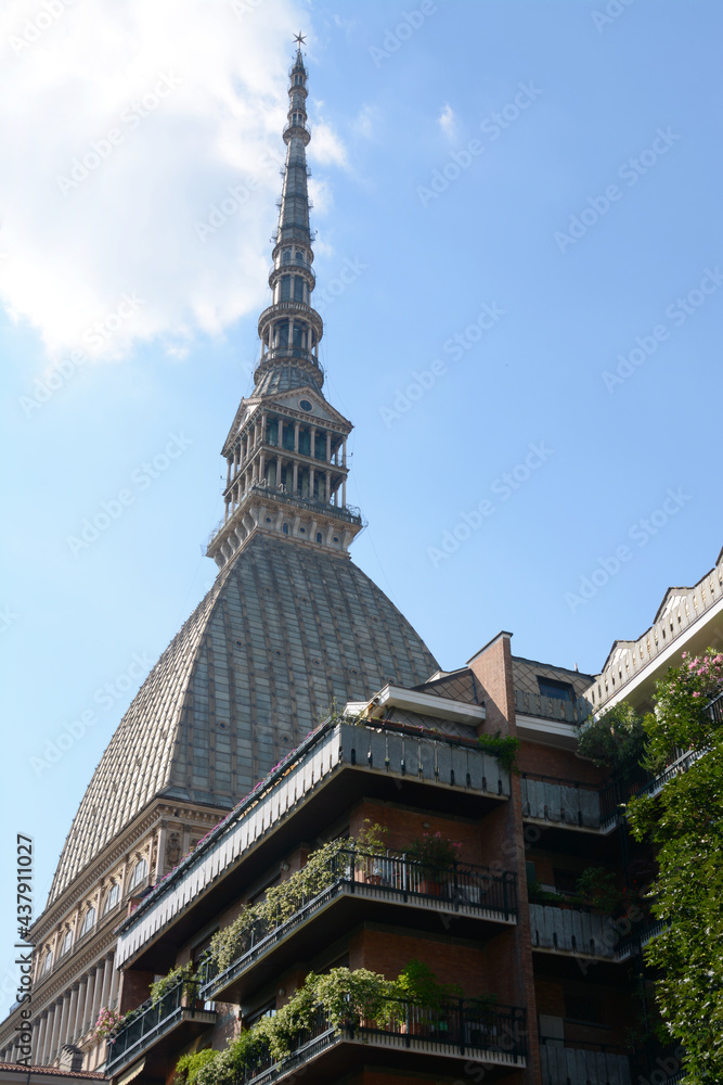 The Mole Antonelliana is the symbolic monument of Turin. It was the tallest brick building in the world, while its name derives from the architect Alessandro Antonelli.