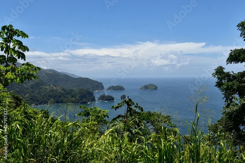 View of the Maracas Bay from the Maracas Bay Lookout in Trinidad and Tobago © Nandani Bridglal