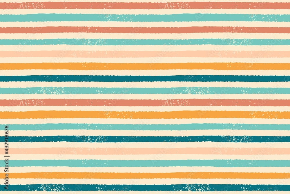 Vector hand painted colorful stripes background - obrazy, fototapety, plakaty 
