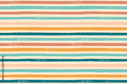 Vector hand painted colorful stripes background photo