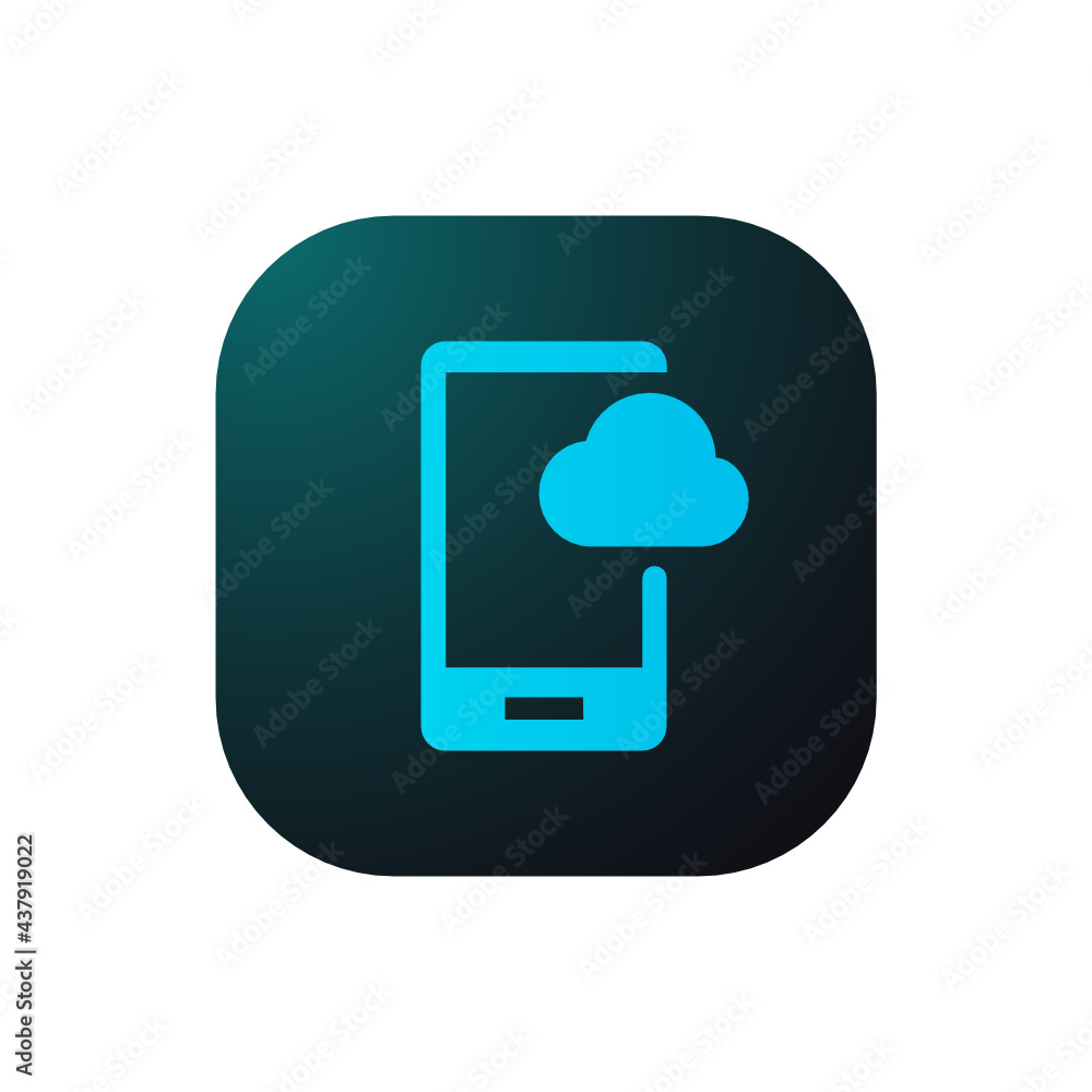 Mobile Cloud - Sticker Mobile Cloud - Sticker