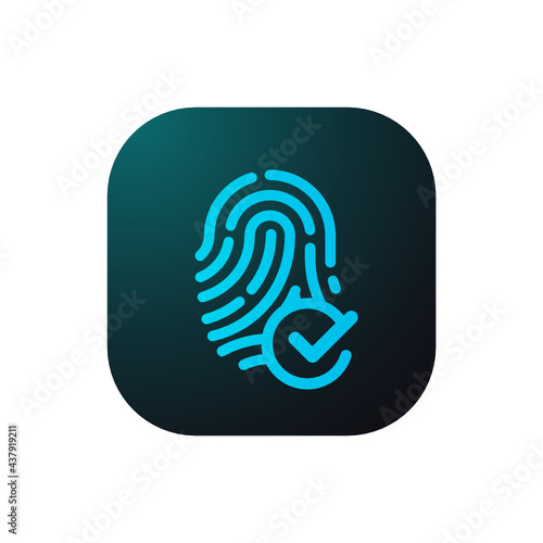 Verified Fingerprint - Sticker