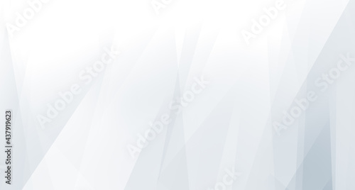 Abstract blue white and gray polygon triangle pattern gradient background. 3d render illustration.