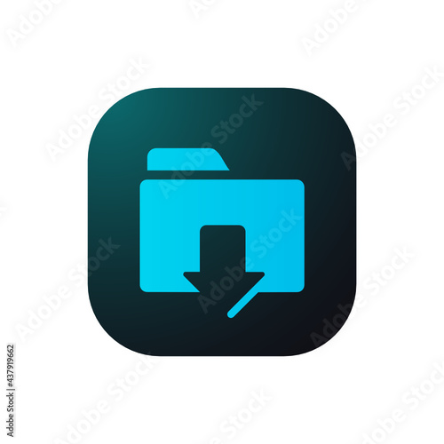 Download Folder - Sticker