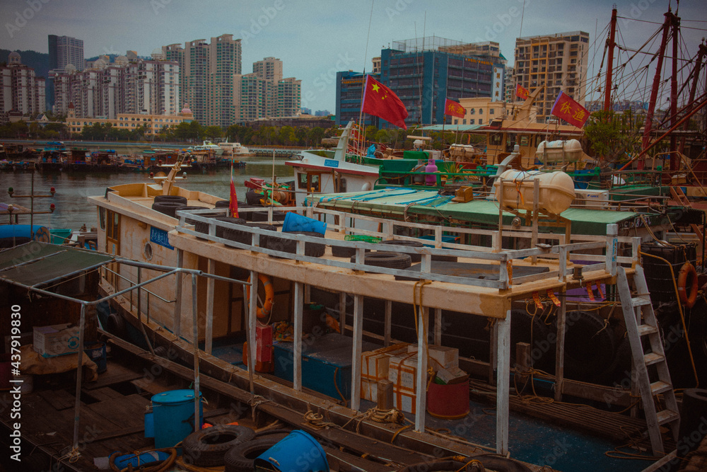 Fishing port in Shenzhen