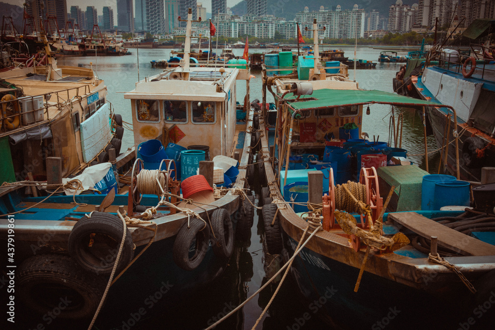 Fishing port in Shenzhen