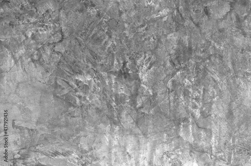 Black Cement concrete wall texture abstract. Interior material construction blank for old backdrop building. Retro wallpaper grunge background. 
