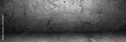 Grey Cement concrete wall texture abstract. Interior material construction blank for old backdrop building. Retro wallpaper grunge background. 
