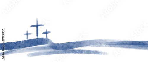Tela Religious conceptual cross illustration Can be applied to media and design work