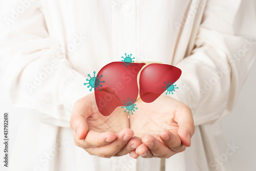 Fotografie World hepatitis day concept