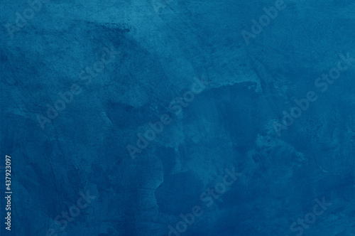 Blue Cement concrete wall texture abstract. Interior material construction blank for old backdrop building. Retro wallpaper grunge background. 
