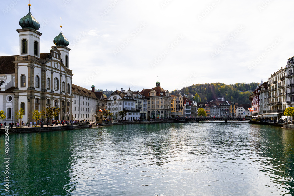 City center of Lucerne, Switzerland