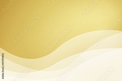 Gold background  Abstract wave on fabric texture. Vector illustration. Eps10