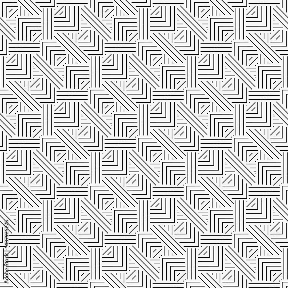 Seamless geometric vector pattern. Seamless geometric vector pattern.