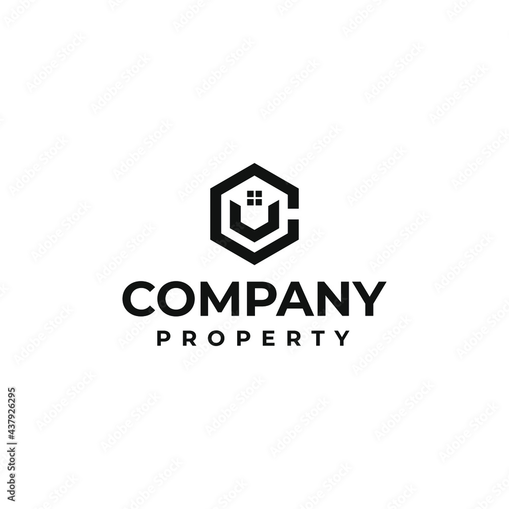 Initial CV VC Real Estate Property Business Company Logo Initial CV VC Real Estate Property Business Company Logo