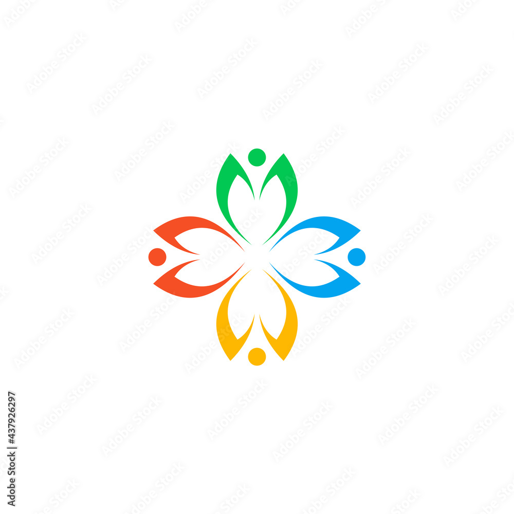 Environmental health logo vector graphics. Great for medical, health or community use. Environmental health logo vector graphics. Great for medical, health or community use.