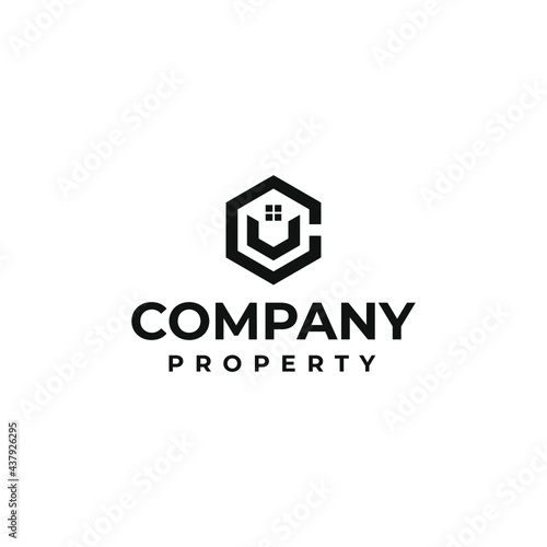 Initial CV VC Real Estate Property Business Company Logo