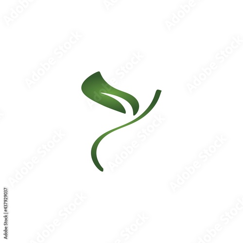  green Tree leaf ecology vector