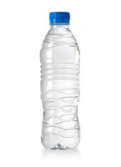 plastic water bottle isolated