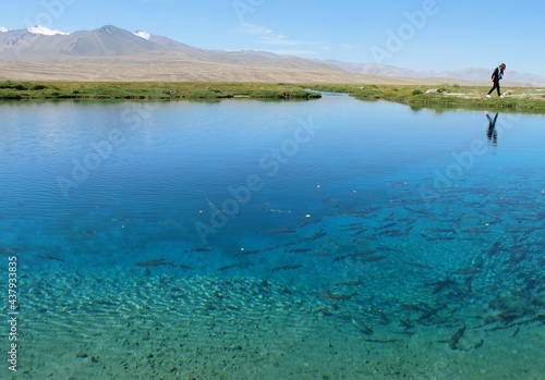White Lake near Bulunkul in Tajikistan