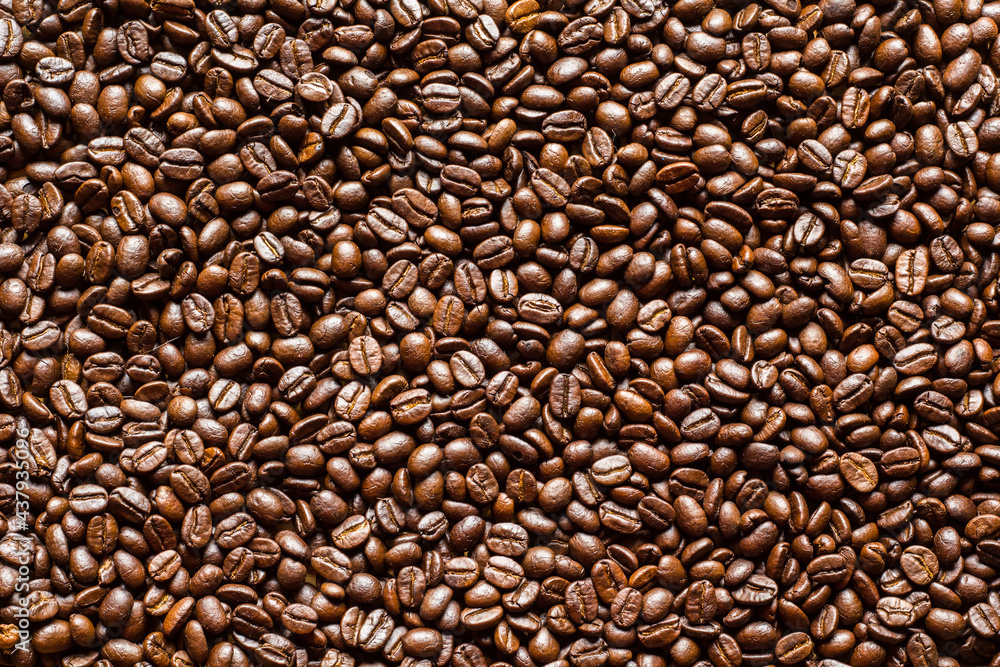 Roasted Coffee Beans background texture. Roasted Coffee Beans background texture.