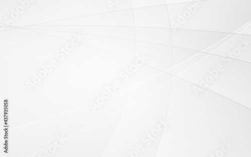 Abstract geometric white and gray curve line gradient texture background. with space for concept design Technology and modern.