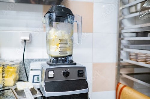 Large blender in restaurant...