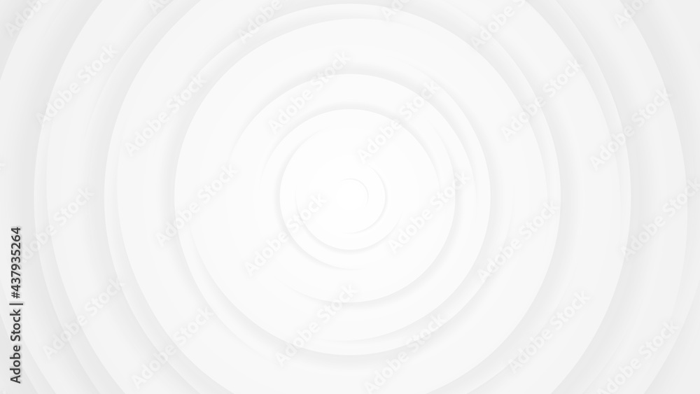 White gray circles abstract background.3D illustration with paper cut style. White gray circles abstract background.3D illustration with paper cut style.