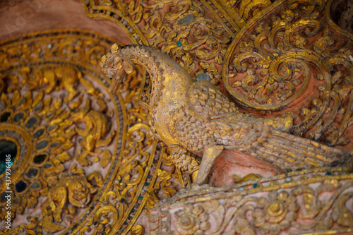 Sculpture In Wat Phra Sing Waramahavihan is a Buddhist temple in Chiang Mai, Thailand
