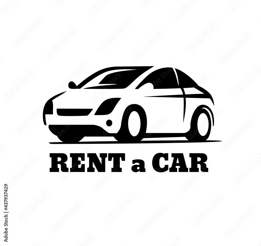 Auto Car Logo rent vector
