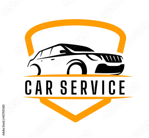 Car service logo template vector