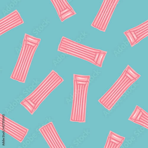 Pink lilo seamless vector pattern