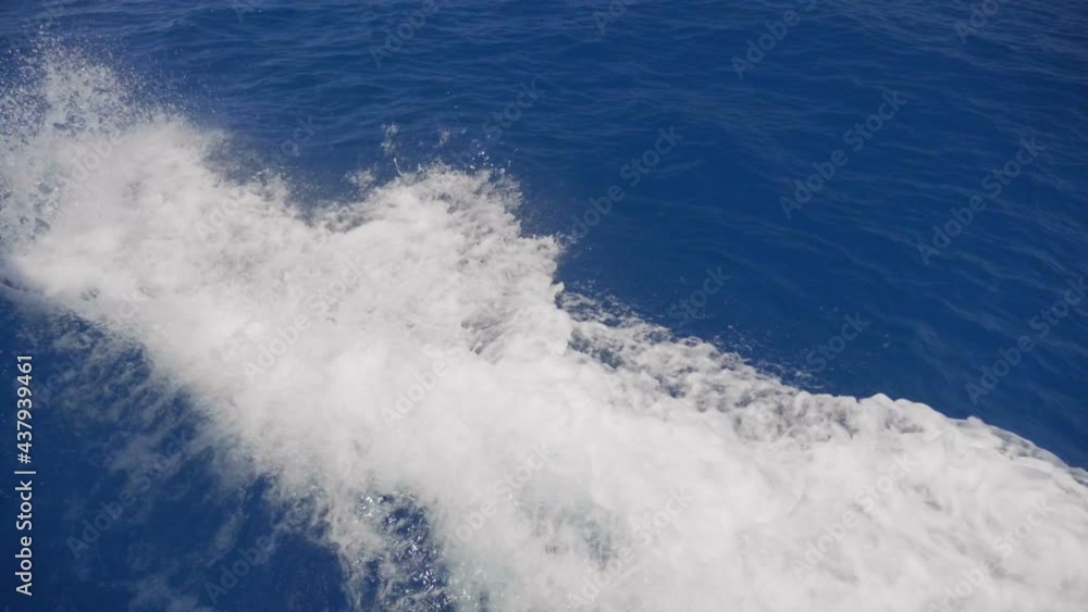 Sailing ship makes waves in slow motion 180fps Sailing ship makes waves in slow motion 180fps