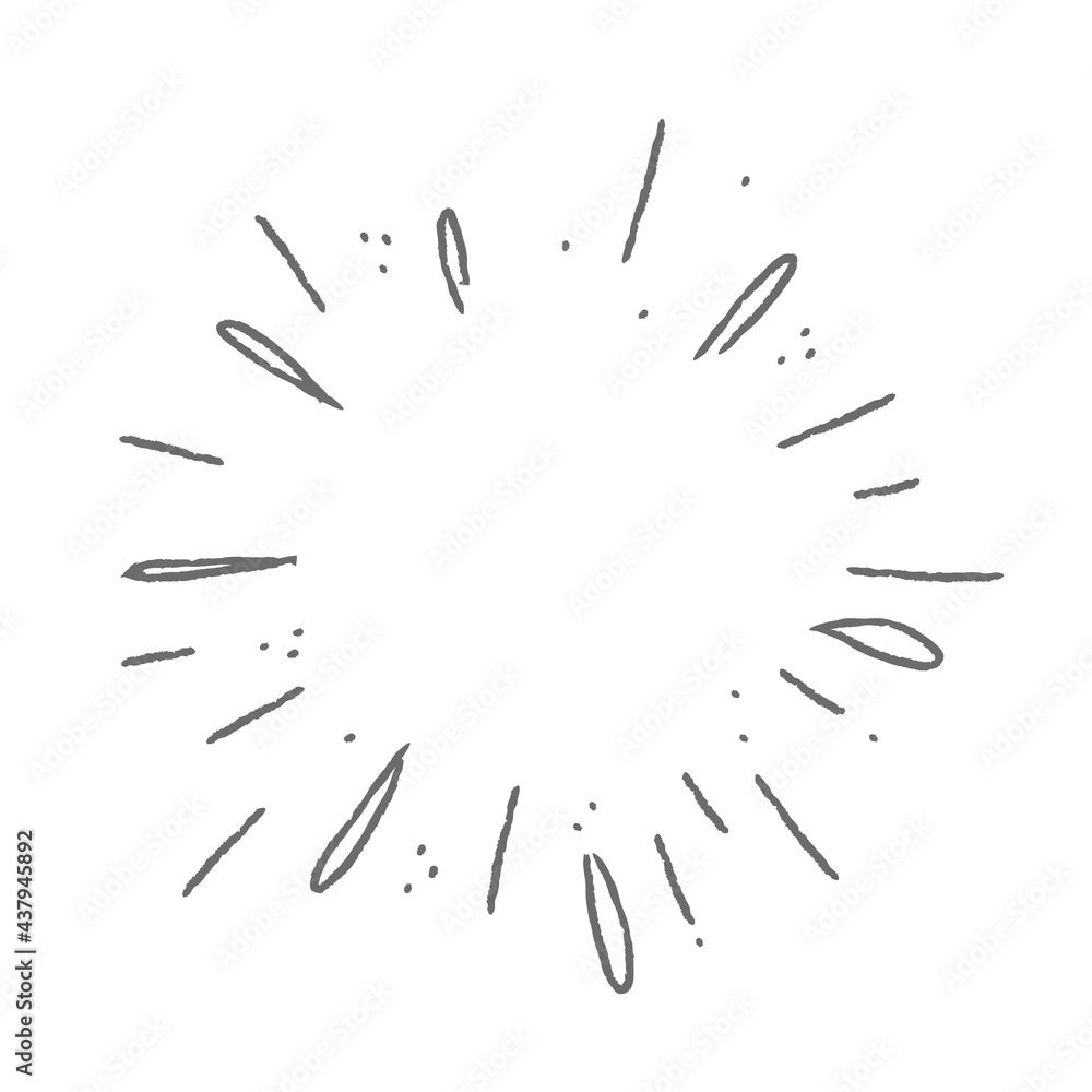 Doodle starburst. Hand drawn sun burst. Vector sketch illustration. Isolated on white background. Doodle starburst. Hand drawn sun burst. Vector sketch illustration. Isolated on white background.