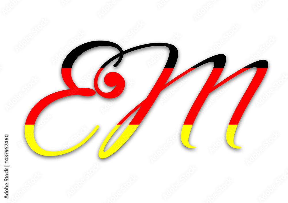 Schrift, Beschriftung, EM, Europameisterschaft, Meister, Fussball, Grafik Schrift, Beschriftung, EM, Europameisterschaft, Meister, Fussball, Grafik