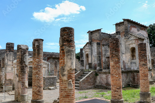 Archaeological Park of Pompeii. The Temple of Isis. Campania, Italy