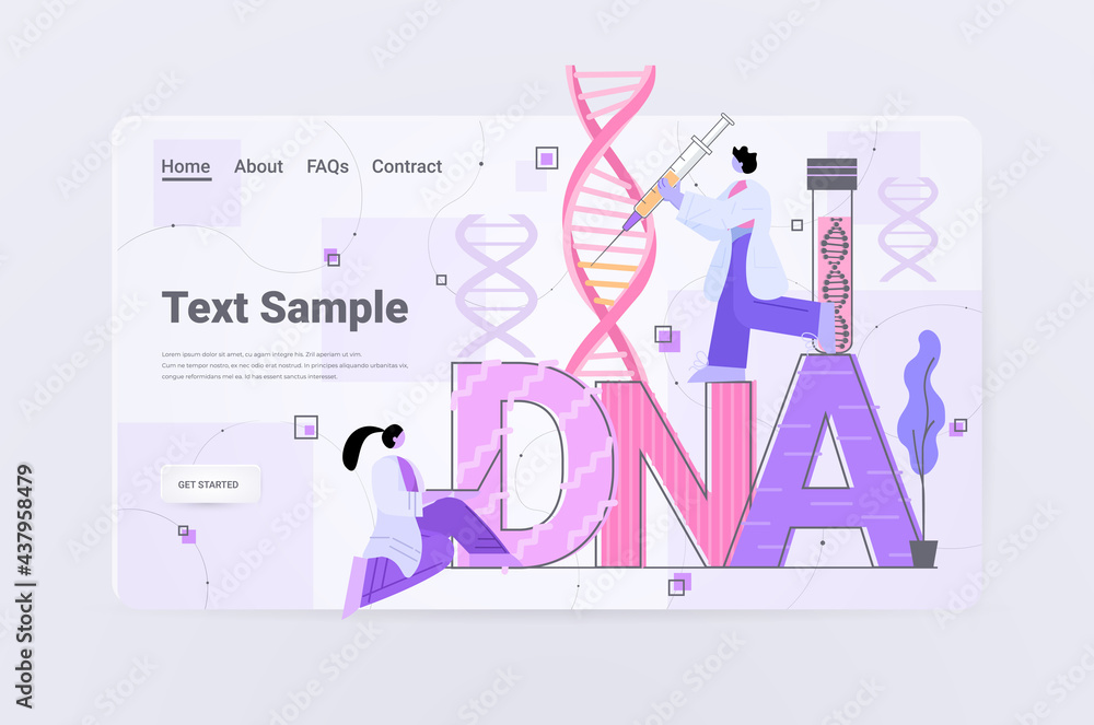 scientists team working with DNA researchers making experiment in lab DNA testing genetic engineering concept scientists team working with DNA researchers making experiment in lab DNA testing genetic engineering concept