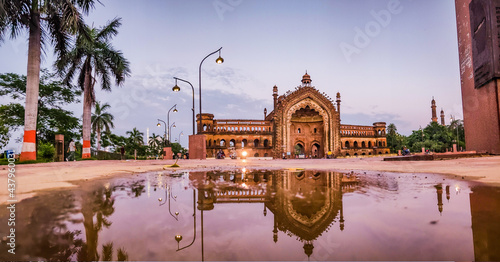 Rumi Darwaza. This gate was made in 18th century by the king of Awadh( Currently Lucknow City). It is 60 feet high and so wide. It represent the Lucknow City. photo