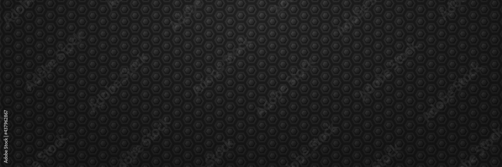 Dark geometric hexagons background. Dark geometric hexagons background.
