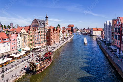 Old Town of Gda  sk  Poland.