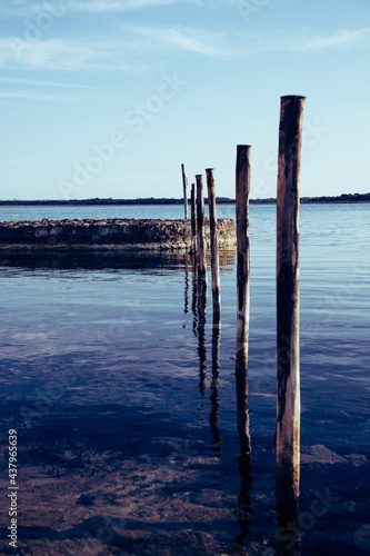 wooden pier in the sea © Niko1999